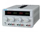 0-30V,0-5A雙路可調(diào)，單路 5V/3A 固定輸出,兩路通過開關(guān)在機器內(nèi)部自動連接成串并聯(lián)模式，無需外部連線.串聯(lián)模式下可構(gòu)成正負電源輸出.雙色四 LED 數(shù)字顯示電壓,電流. 
