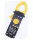 DE-3505  數(shù)字鉗表。 最大鉗口：40mm或 10×47mm 。測量功能：ACA，ACV，DCV，Ω，導(dǎo)通，Hz及溫度。LCD 顯示：3 3/4 數(shù)位 LCD，4300計算。取樣率：約每秒2次。量程：自動或手動選擇 
