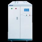 AN97010TSH   單相輸出程控變頻電源 輸出電壓低檔1～150V，高檔1～300V，效率高于85％。輸出容量：10KVA；電路方式：大屏幕液晶（320*240）顯示，IGBT/PWM脈沖寬度調節(jié)方式；工作方式：普通方式/步階方式（編程）/漸變方式（編程）