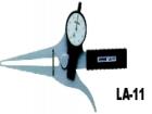  LA-11 大型針盤式外卡規(guī) .最小讀值:0.1MM.測量范圍:0-50MM;量測喉深:125MM