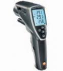 Testo 845  紅外測溫儀可調(diào)光學分辨率，遠焦為75:1；近焦為70:1，十字激光瞄準，可清晰顯示被測量區(qū)域 可選配濕度傳感器，測量濕度并計算露點，量程為–35℃～+900℃；精度高達±0.75℃，響應極快