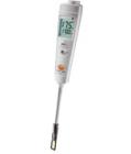 testo 265 食用油品質(zhì)檢測(cè)儀測(cè)量直接在熱油中進(jìn)行。食用油的品質(zhì)和溫度會(huì)在10秒鐘內(nèi)顯示于顯示器上。當(dāng)超過(guò)用戶(hù)設(shè)定的限值時(shí)，會(huì)發(fā)出LED報(bào)警。0.5 ... 40.0 %TPM


