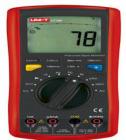 UT70B 數(shù)字萬用表 交流電壓:4V-750V;直流電流:400mA-10A;交流電流:400mA-10A;電阻:400W-40MW;電容:4nF-40mF;頻率:4kHz-400MHz;攝氏溫度:-40℃～1000℃;華氏溫度:-40℉～1832℉
 
