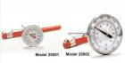 Cost effective solution for monitoring temperatures of hot liquids and during food preparation.Bi-metal coil mechanism 
